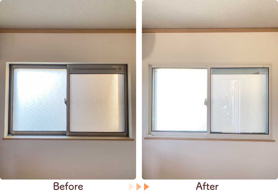 佐賀県佐賀市Y様和室腰高窓内窓リフォームビフォーアフター