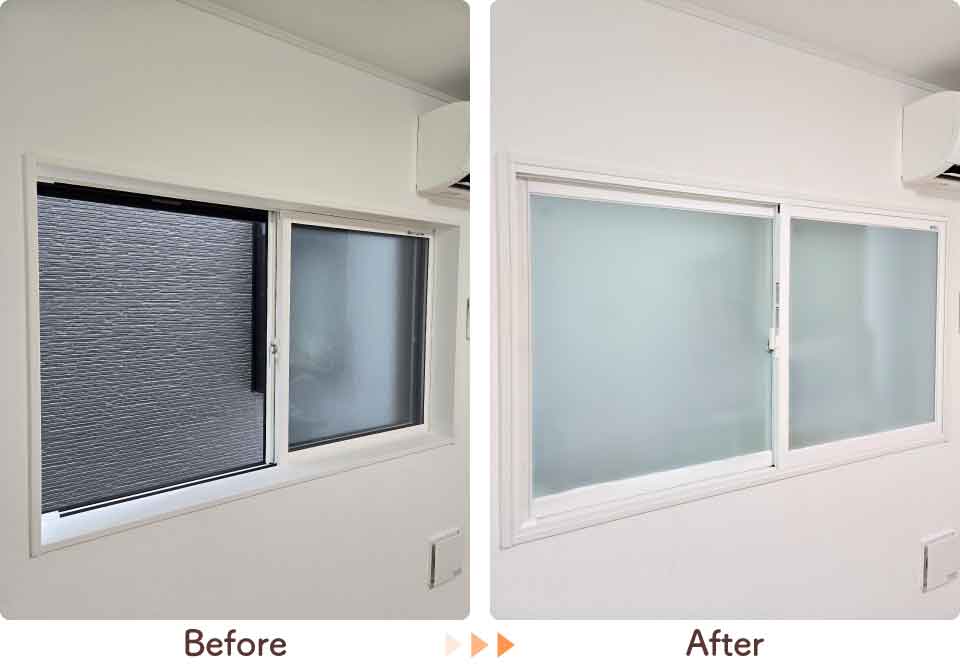 福岡県久留米市K様内窓リフォームダイニングビフォーアフター