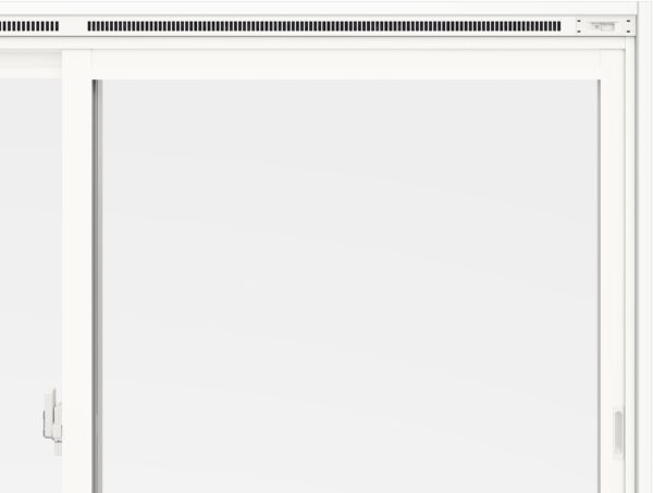 段窓換気部材_引違い窓_ﾌﾟﾚｼｬｽﾎﾜｲﾄP