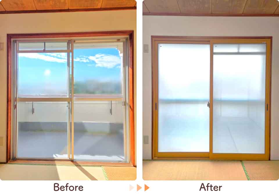 福岡県福岡市南区N様内窓リフォーム和室ビフォーアフター