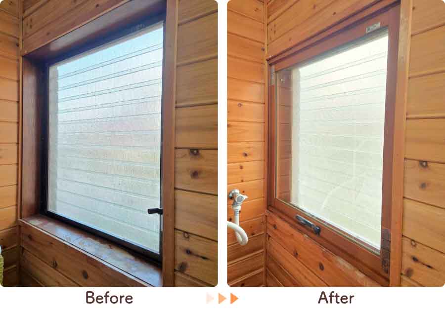 福岡県久留米市I様内窓リフォーム脱衣所ビフォーアフター-(1)