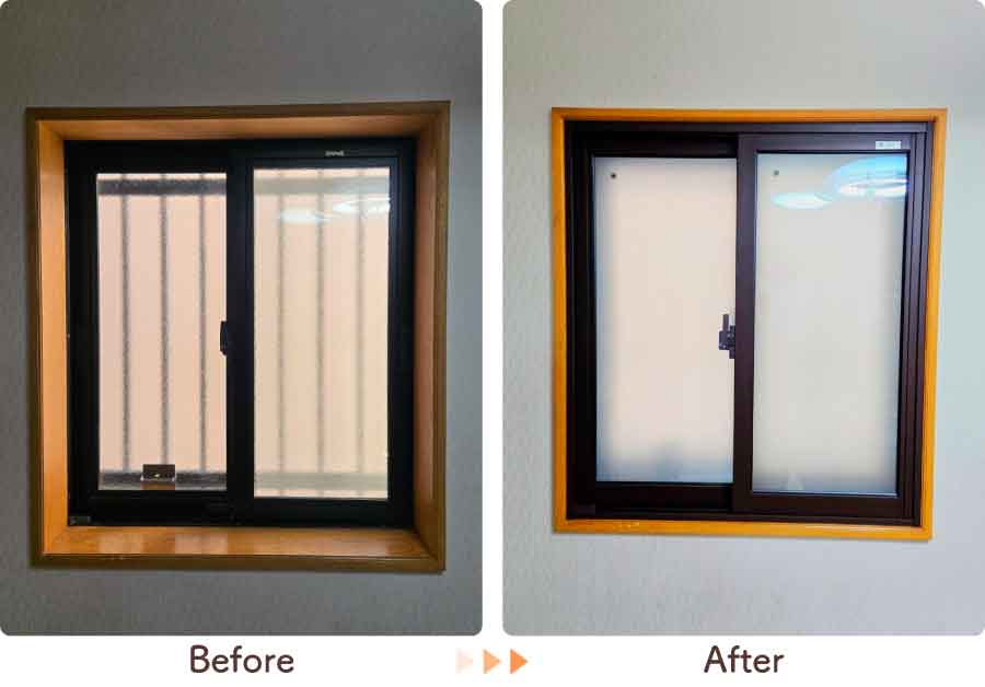 福岡県久留米市Y様内窓リフォーム玄関ビフォーアフター-(4)