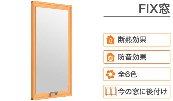 内窓LP対象製品（FIX窓）