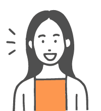 笑顔の女性イラスト1