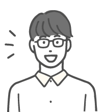 笑顔の男性イラスト2